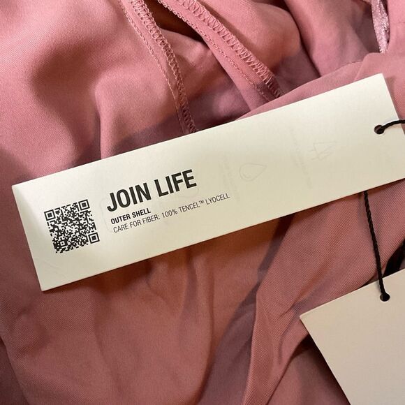 NEW ZARA Y2K boho pink cut out tied front Short sleeves buttons midi dress M - Picture 12 of 13